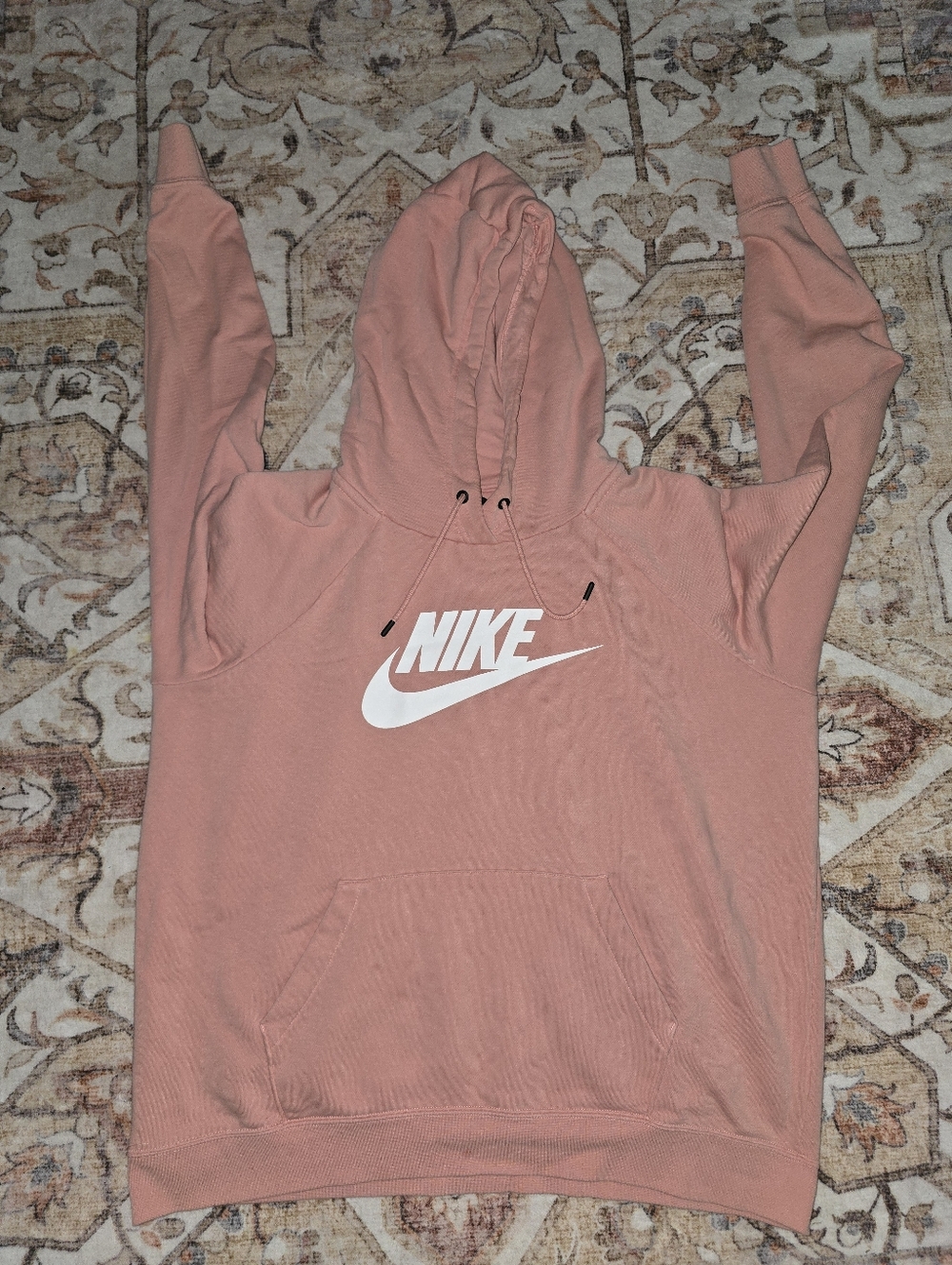 Nike Pink Coral Hoodie Sweatshirt